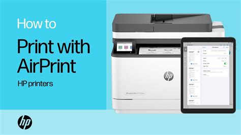 HP printer setup (Apple AirPrint for iPhone, iPad) .